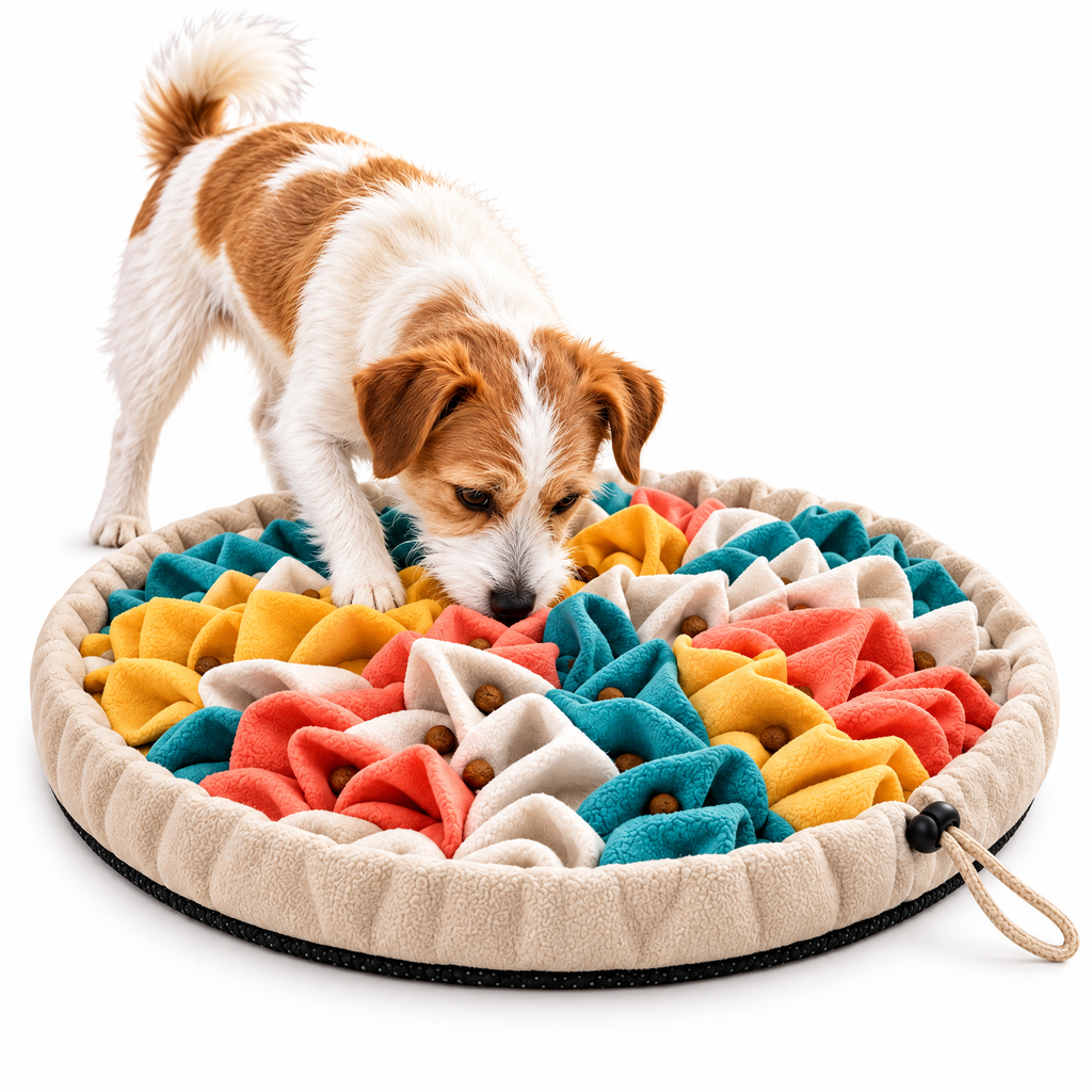 Uehioa™ Round Snuffle Mat for Dogs full product view