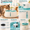 Uehioa™ Quiet-Flow Pet Water Fountain product details