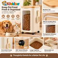 Uehioa™ Airtight Rolling Pet Food Storage Bin product details