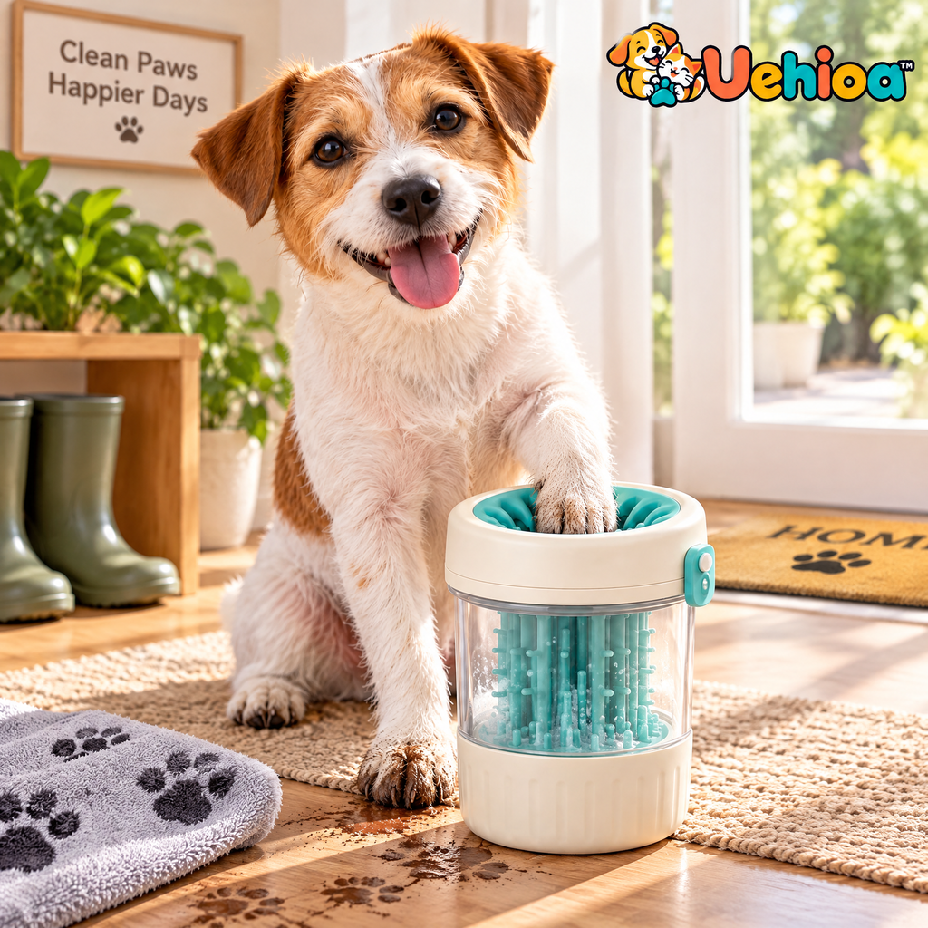 Uehioa™ Portable Silicone Dog Paw Washer full product view